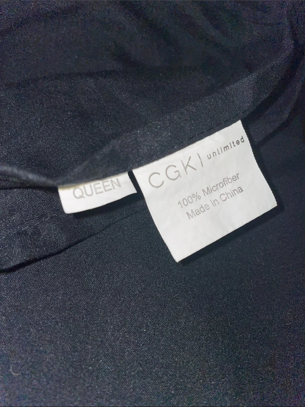 CGK Unlimited Linens Hotel Luxury Black Sheet Set 6 Piece Queen Microfiber